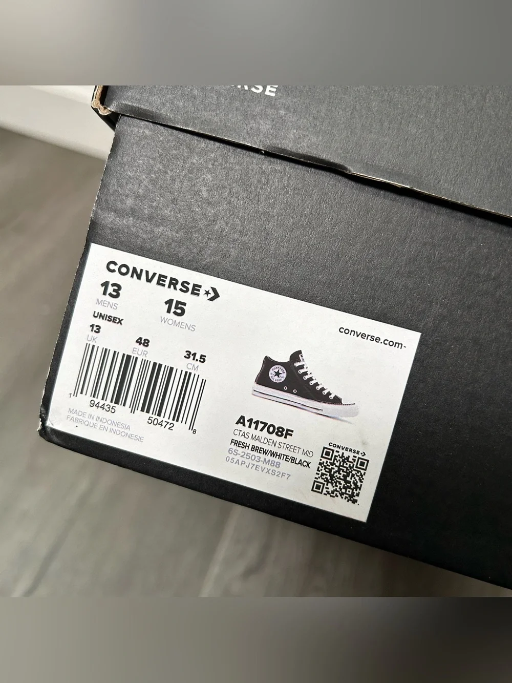 Converse CTAS Malden Street Mid Fresh Brew/White/Black Men’s 13 Women’s 15 NEW - Picture 2 of 11